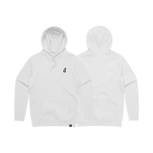 OG LOGO HOODIE WHITE
