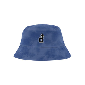OG LOGO BLUE ACID WASHED BUCKET HAT