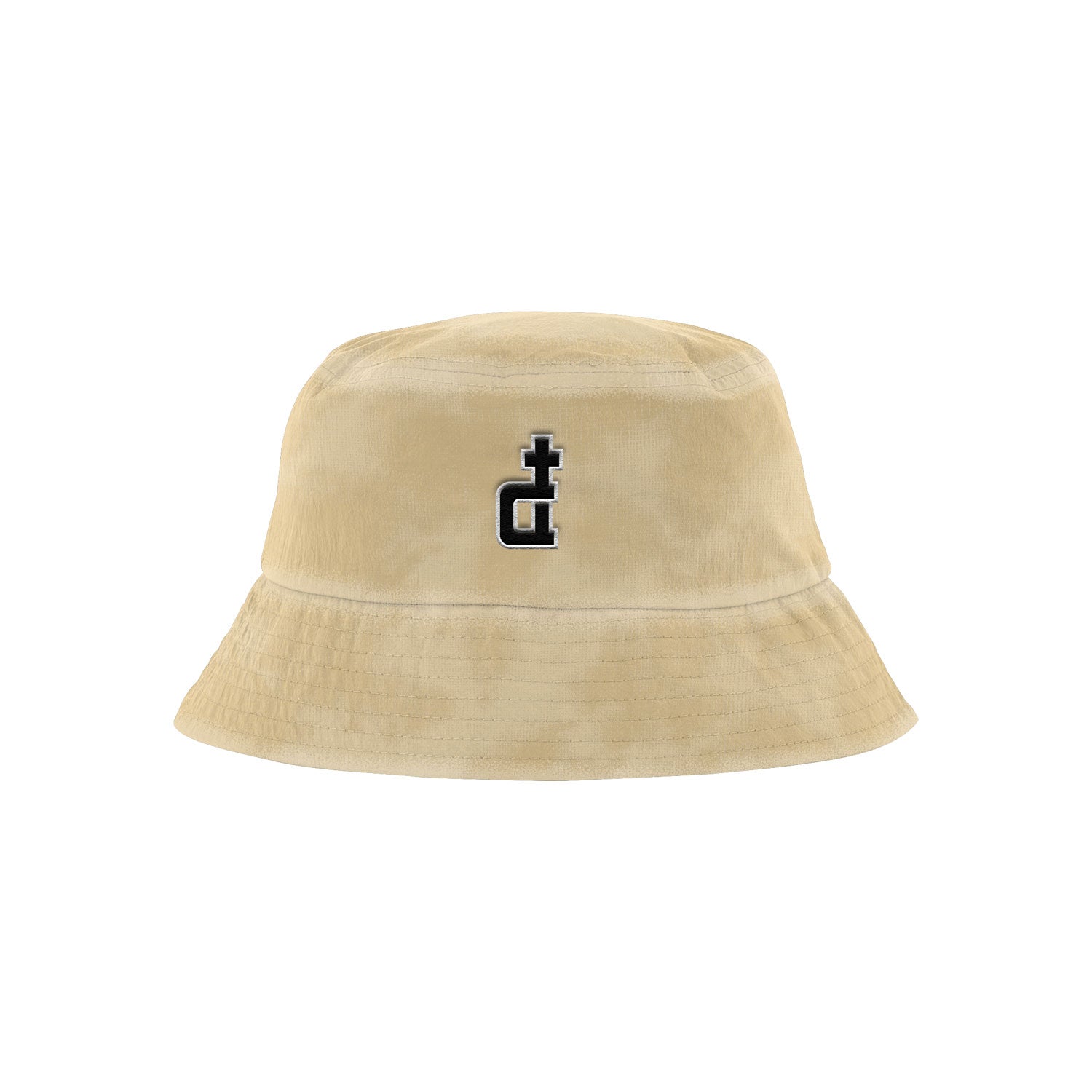 OG LOGO KHAKI ACID WASHED BUCKET HAT