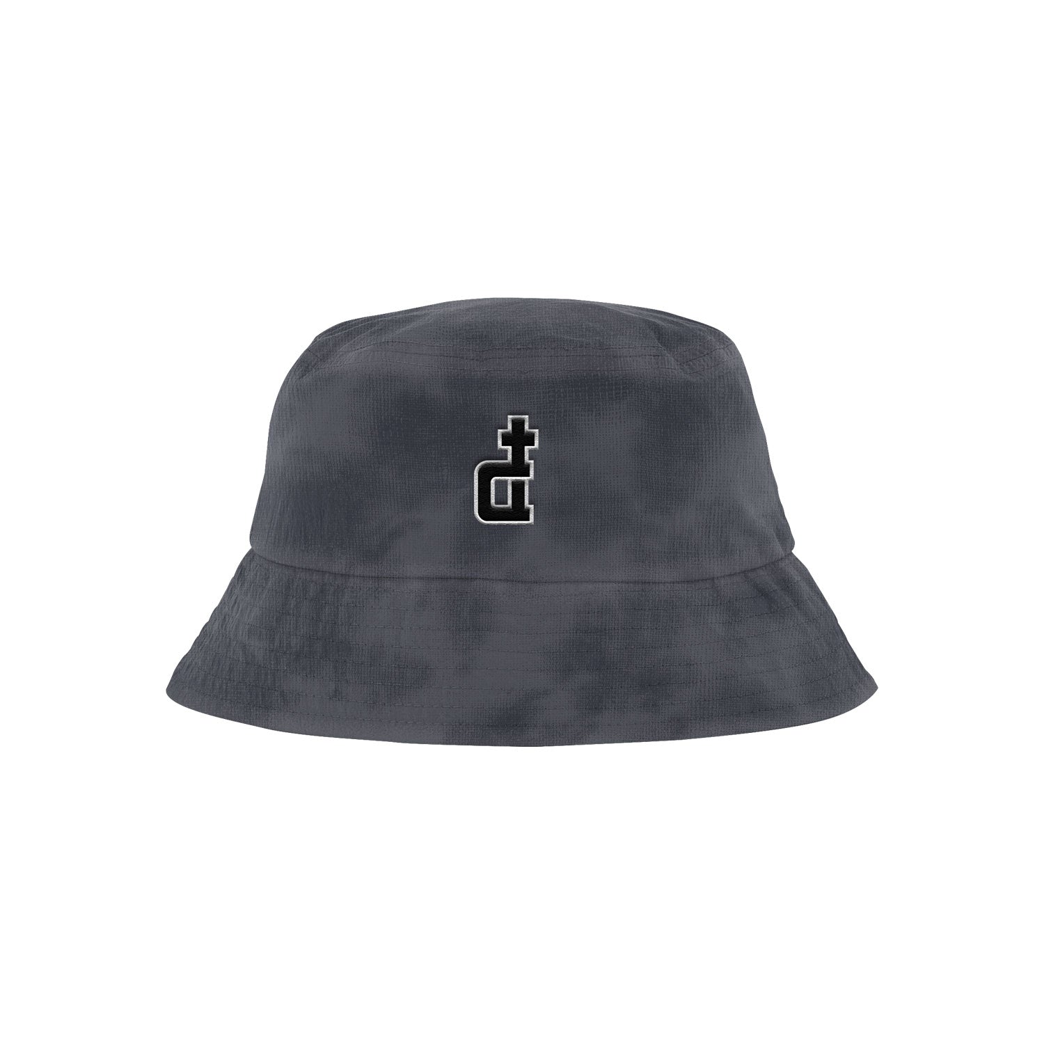 OG LOGO GRAY ACID WASHED BUCKET HAT