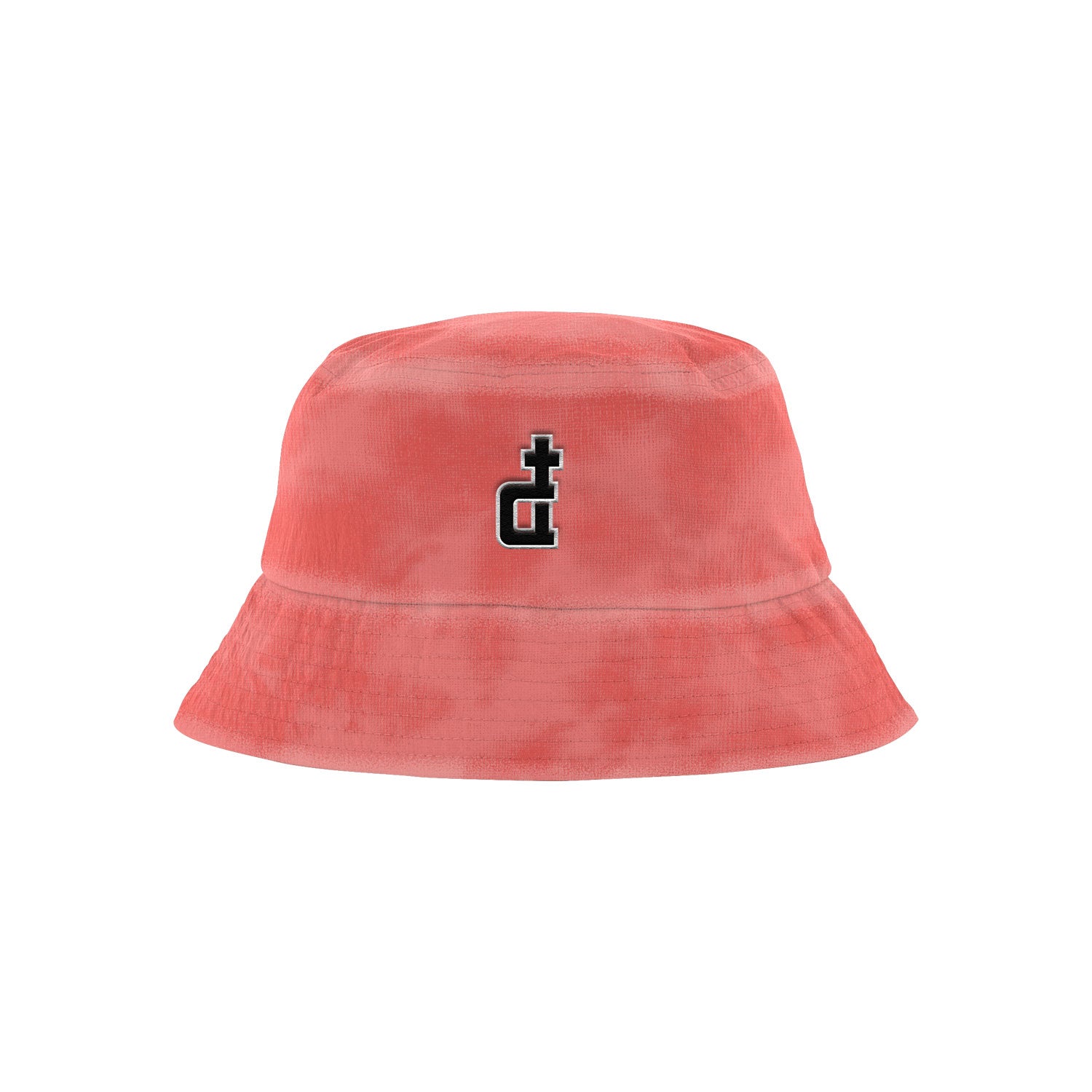 OG LOGO ORANGE ACID WASHED BUCKET HAT