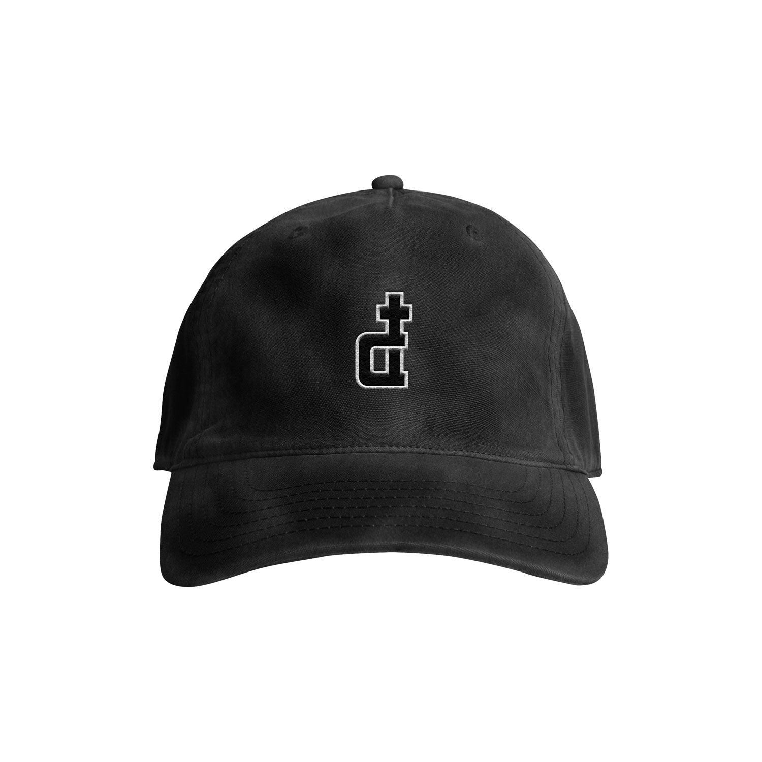 OG LOGO ACID WASHED DAD CAP BLACK