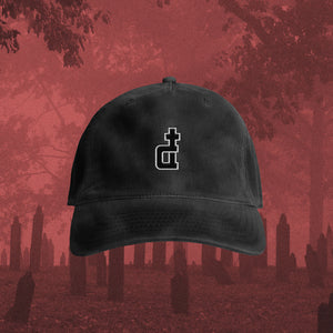 OG LOGO ACID WASHED DAD CAP BLACK
