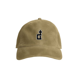 OG LOGO ACID WASHED DAD CAP KHAKI