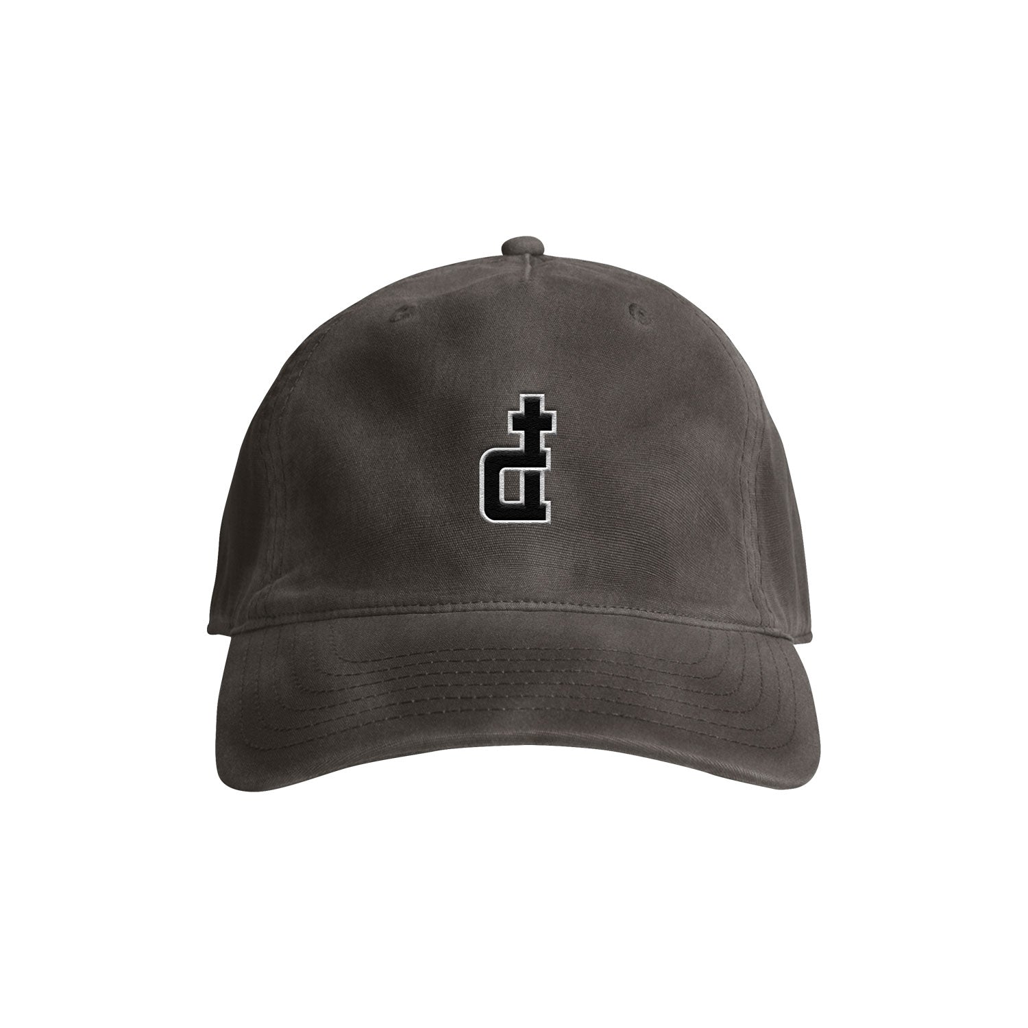 OG LOGO ACID WASHED DAD CAP BROWN