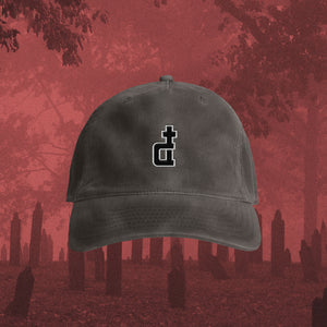 OG LOGO ACID WASHED DAD CAP BROWN