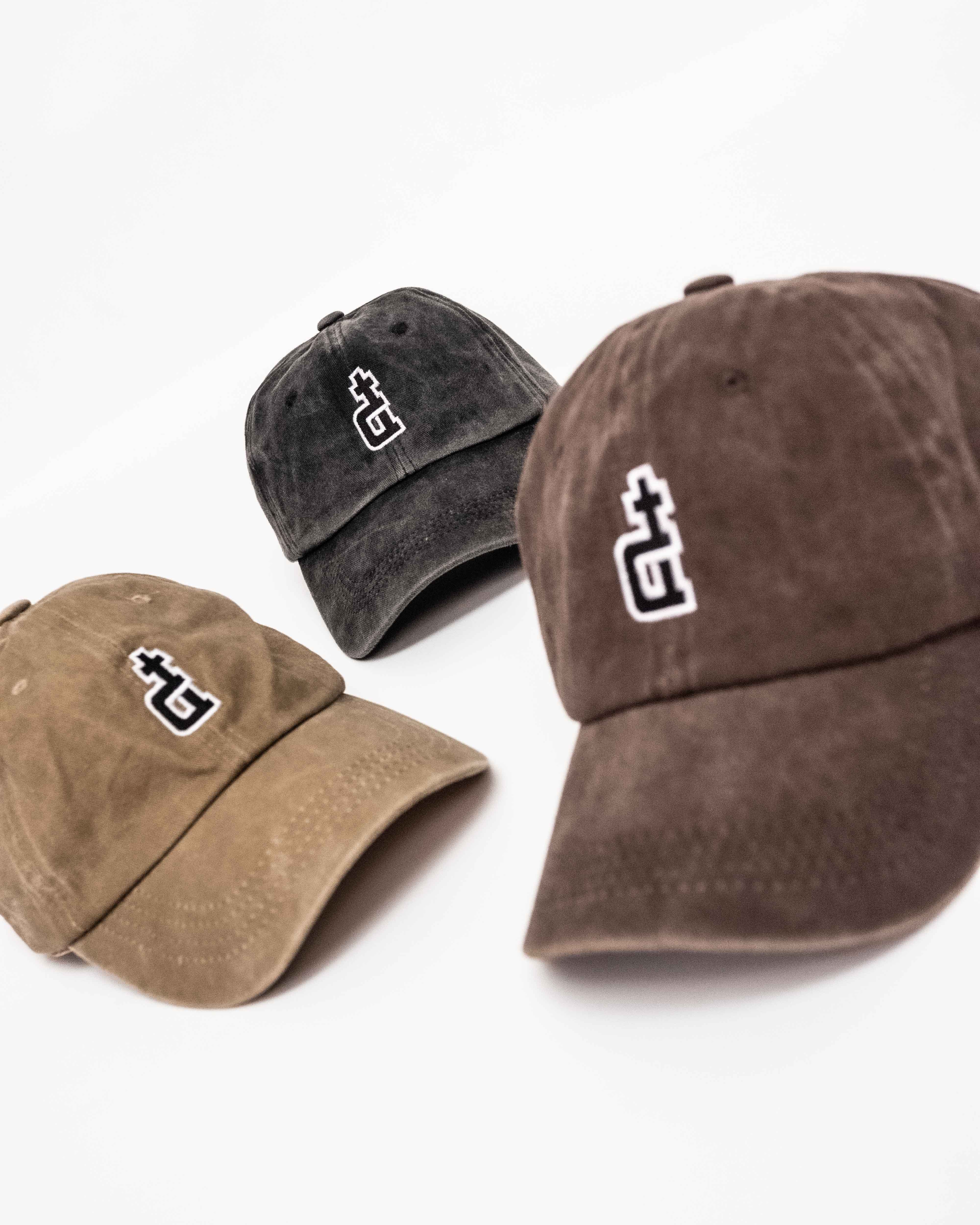 OG LOGO ACID WASHED DAD CAP MAROON