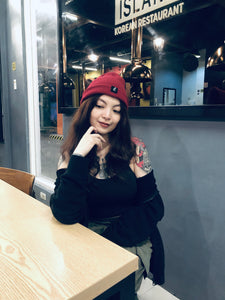OG LOGO BEANIE MAROON