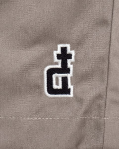 OG LOGO CHROME GRAY WORK WEAR SHORTS
