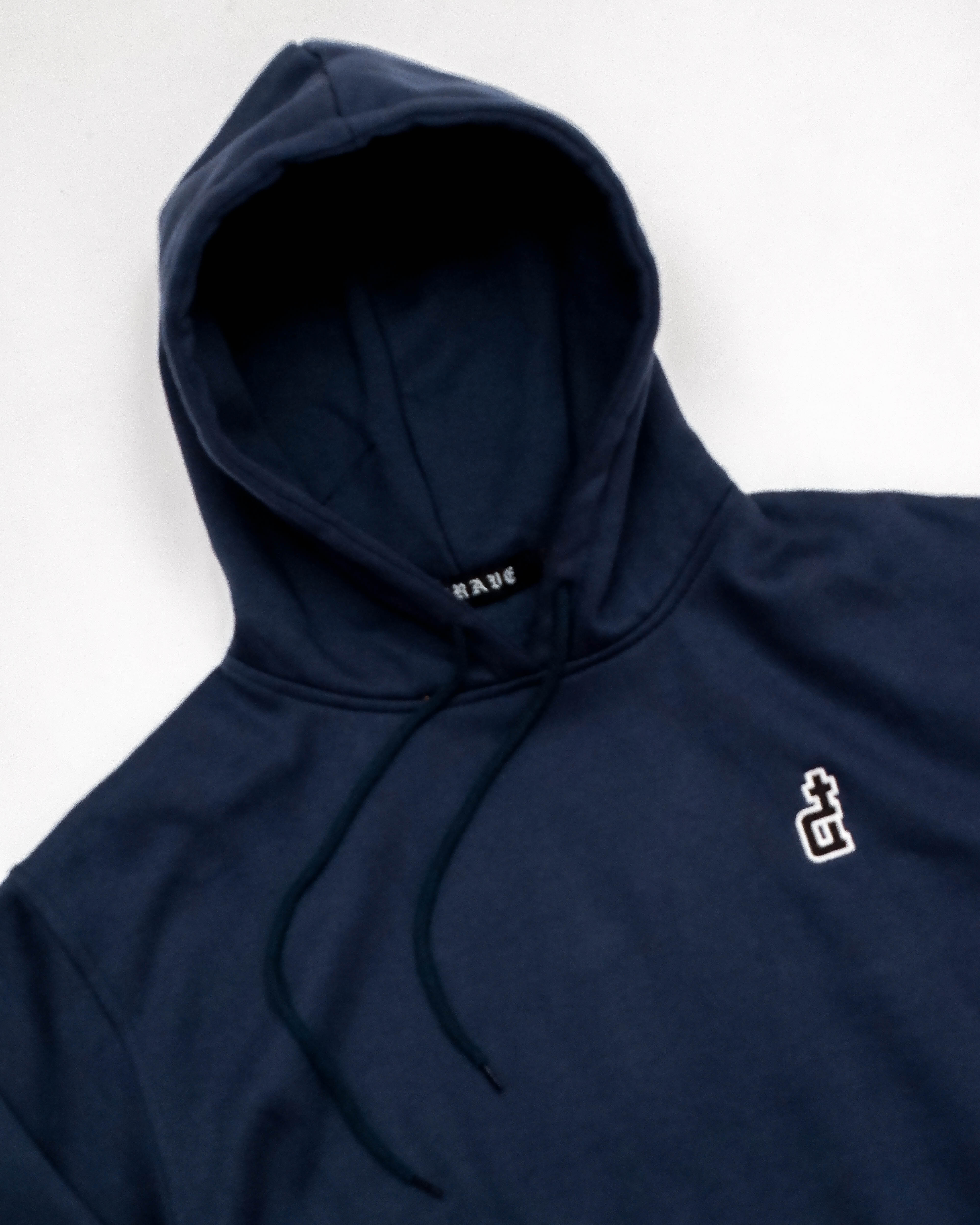 OG LOGO HOODIE NAVY BLUE