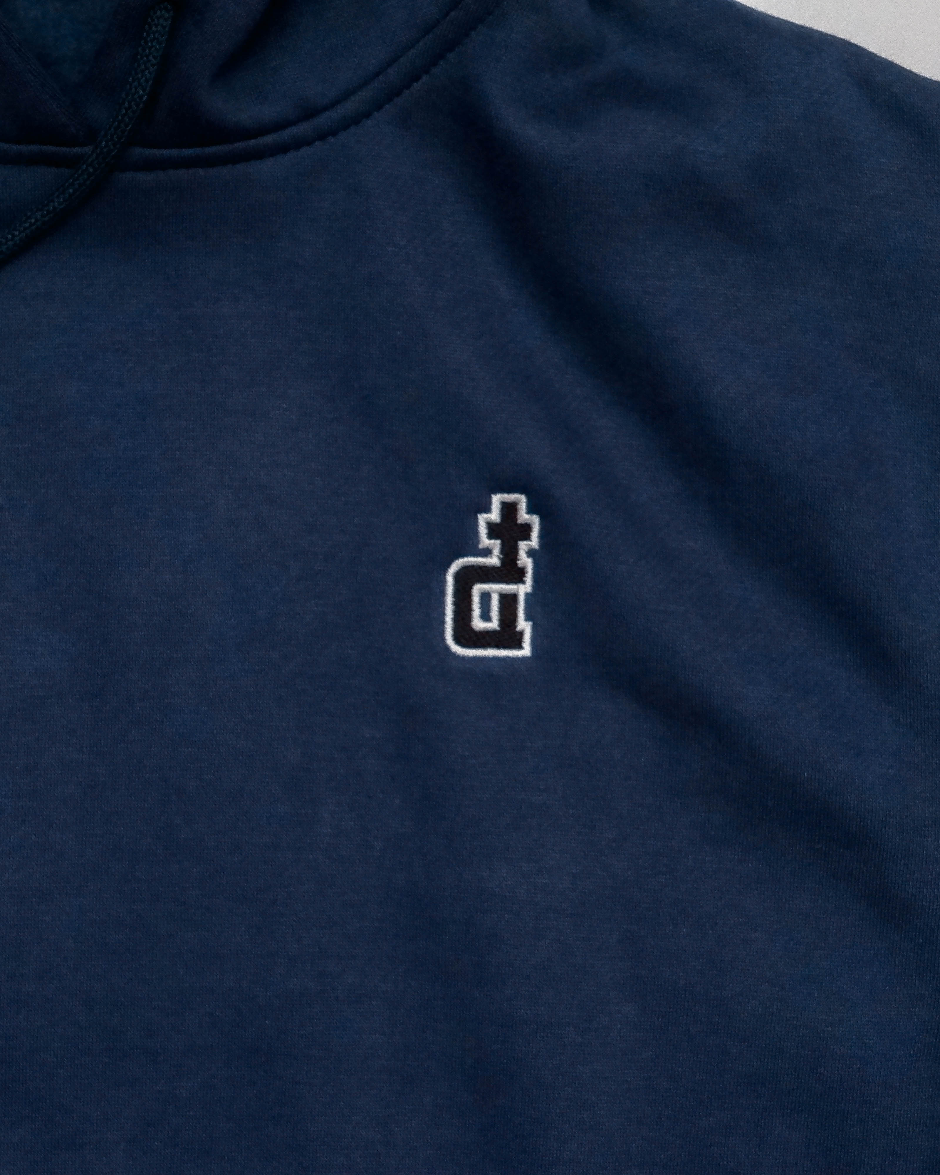 OG LOGO HOODIE NAVY BLUE