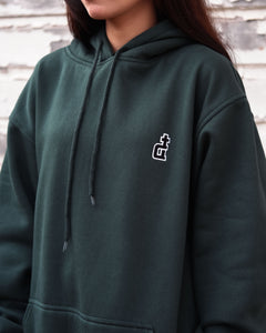 OG LOGO HOODIE DARK GREEN