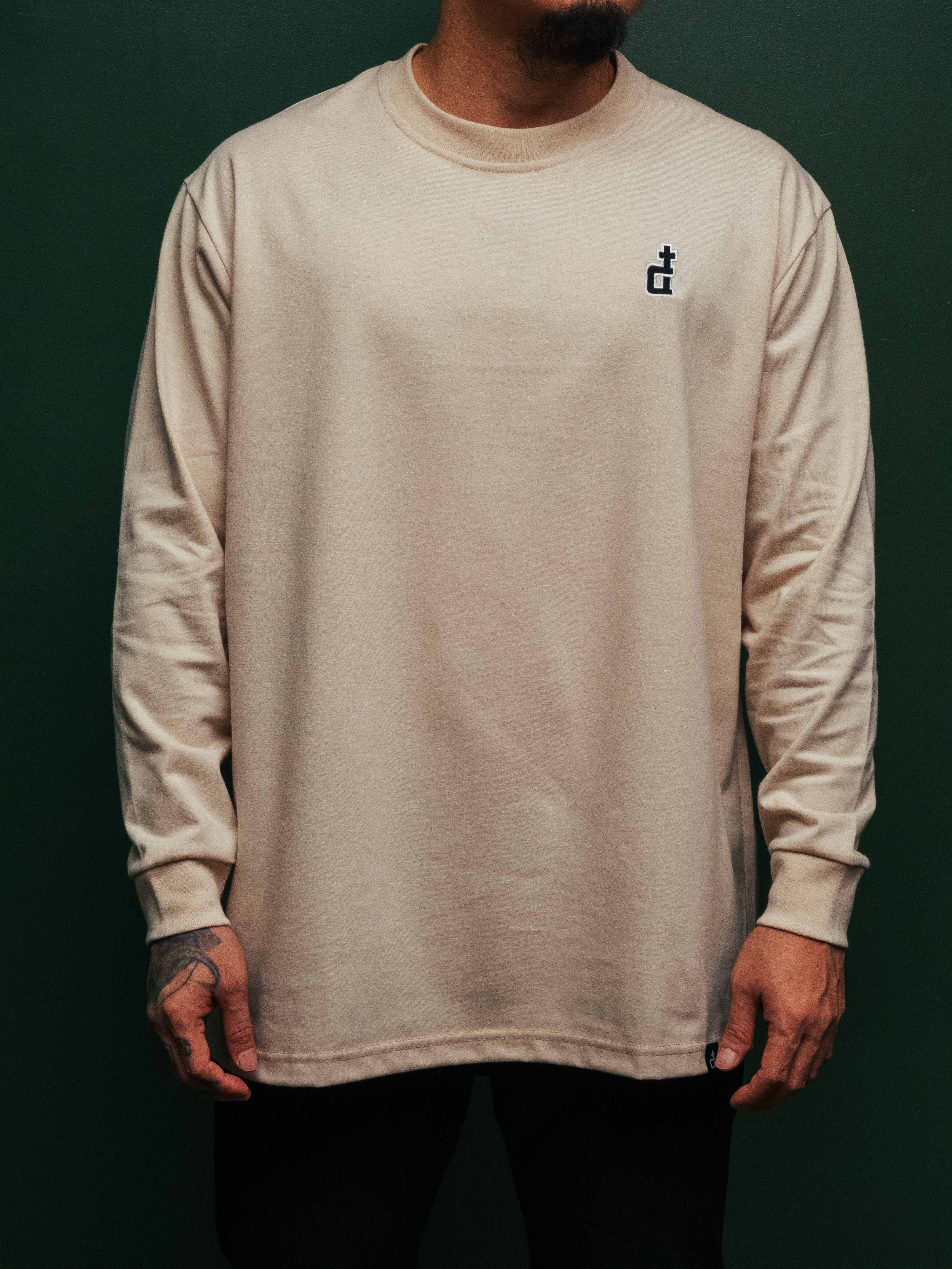 OG LOGO LONGSLEEVES OAT