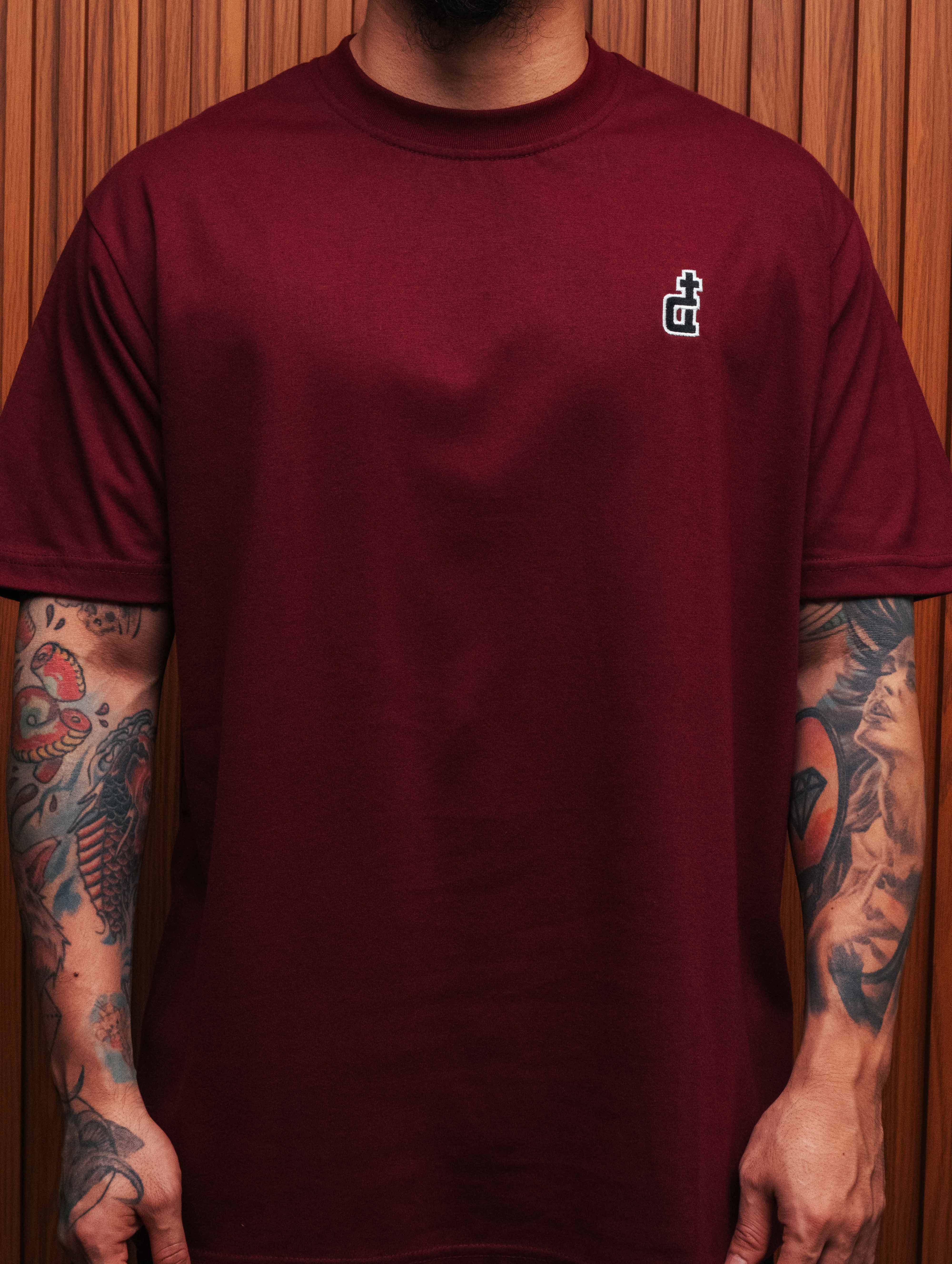 OG LOGO TEE MAHOGANY MAROON