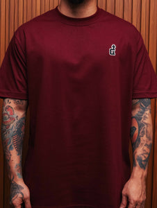 OG LOGO TEE MAHOGANY MAROON