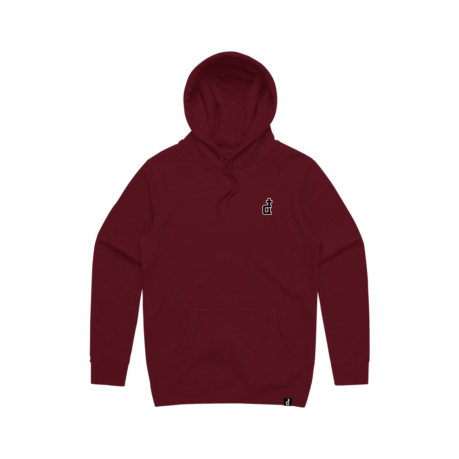 OG LOGO HOODIE MAROON