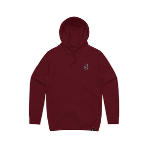 OG LOGO HOODIE MAROON