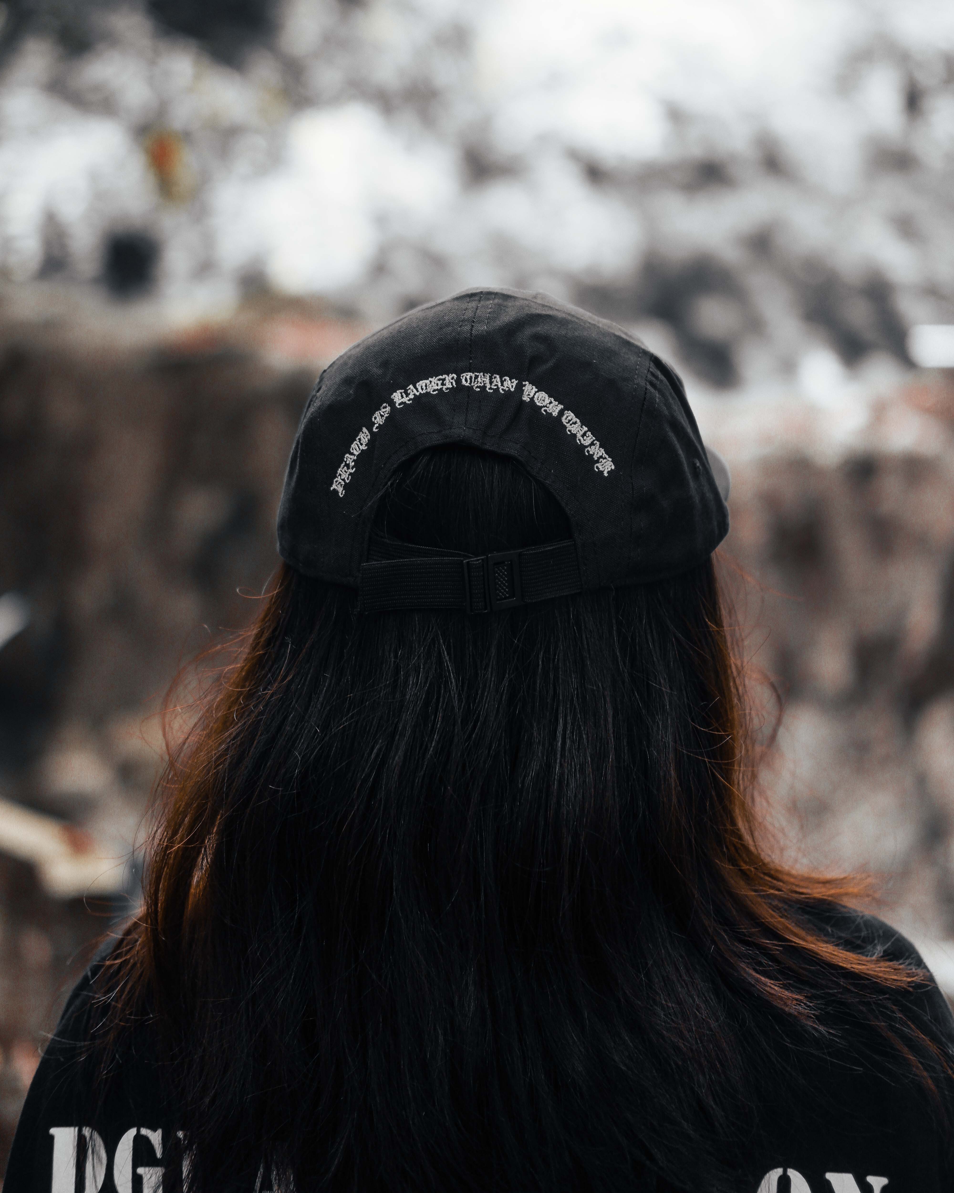 PANEL CAP BLACK