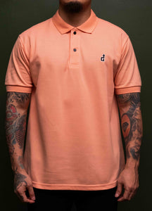 OG LOGO POLO SHIRT PEACH