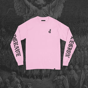 OG LOGO BLACKLETTER SKY PINK LONGSLEEVES