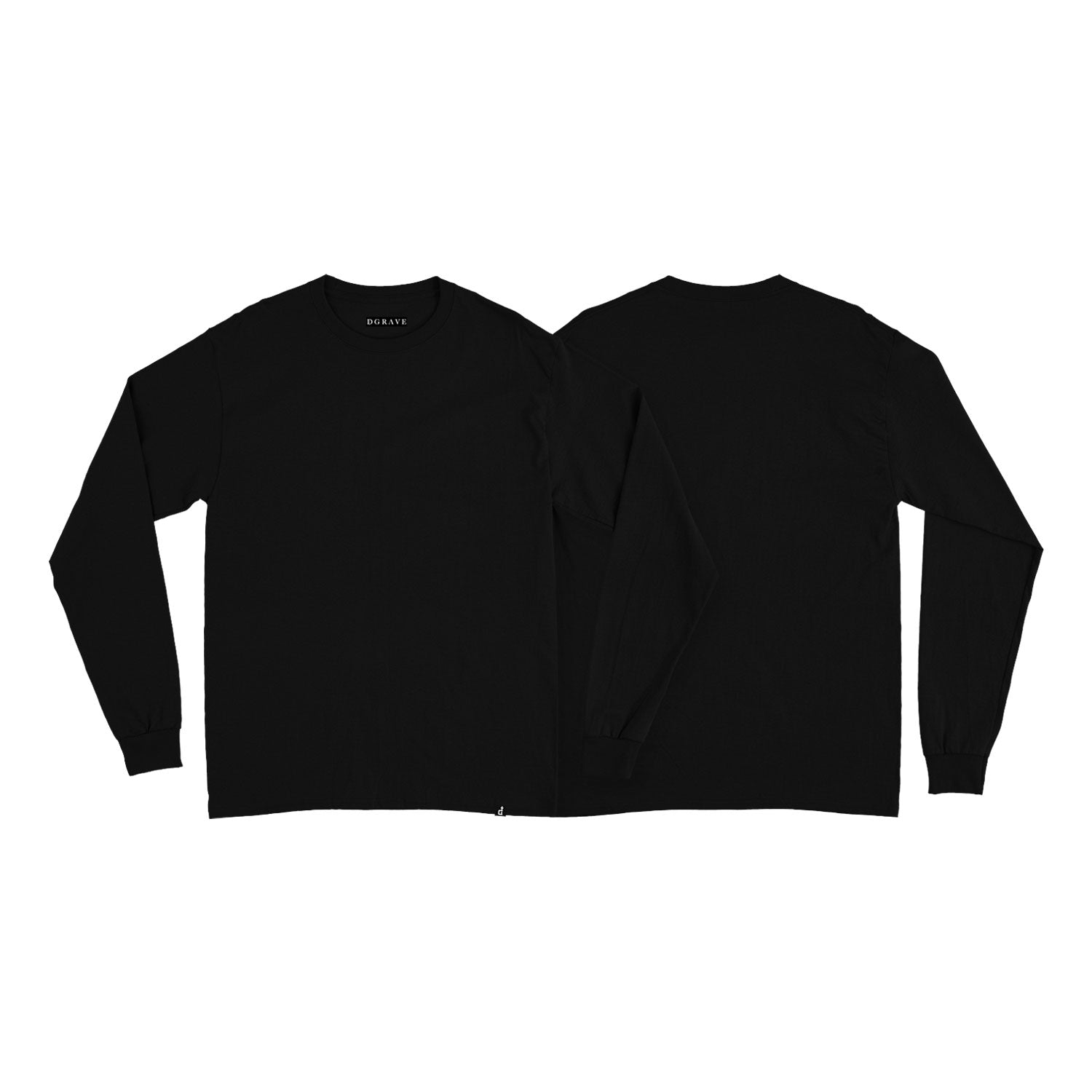 PLAIN BLACK LONGSLEEVES