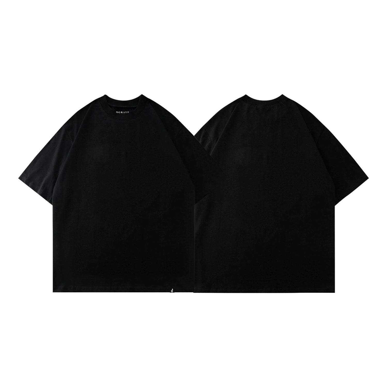 PLAIN BLACK TEE