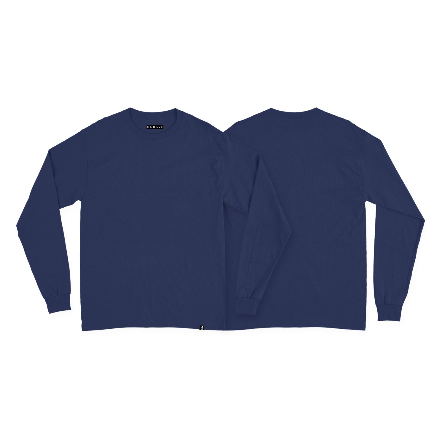 PLAIN SPACE BLUE LONGSLEEVES