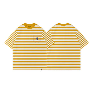 POCKET STRIPES TEE BUTTERSCOTCH