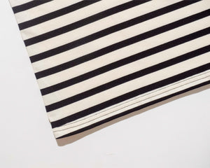 POCKET STRIPES TEE BLACK & WHITE