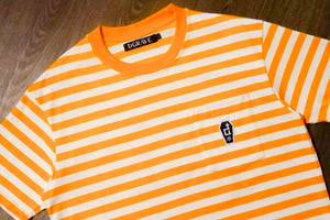 POCKET STRIPES TEE BUTTERSCOTCH