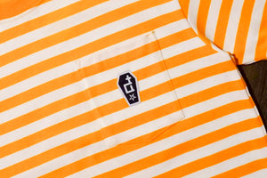 POCKET STRIPES TEE BUTTERSCOTCH