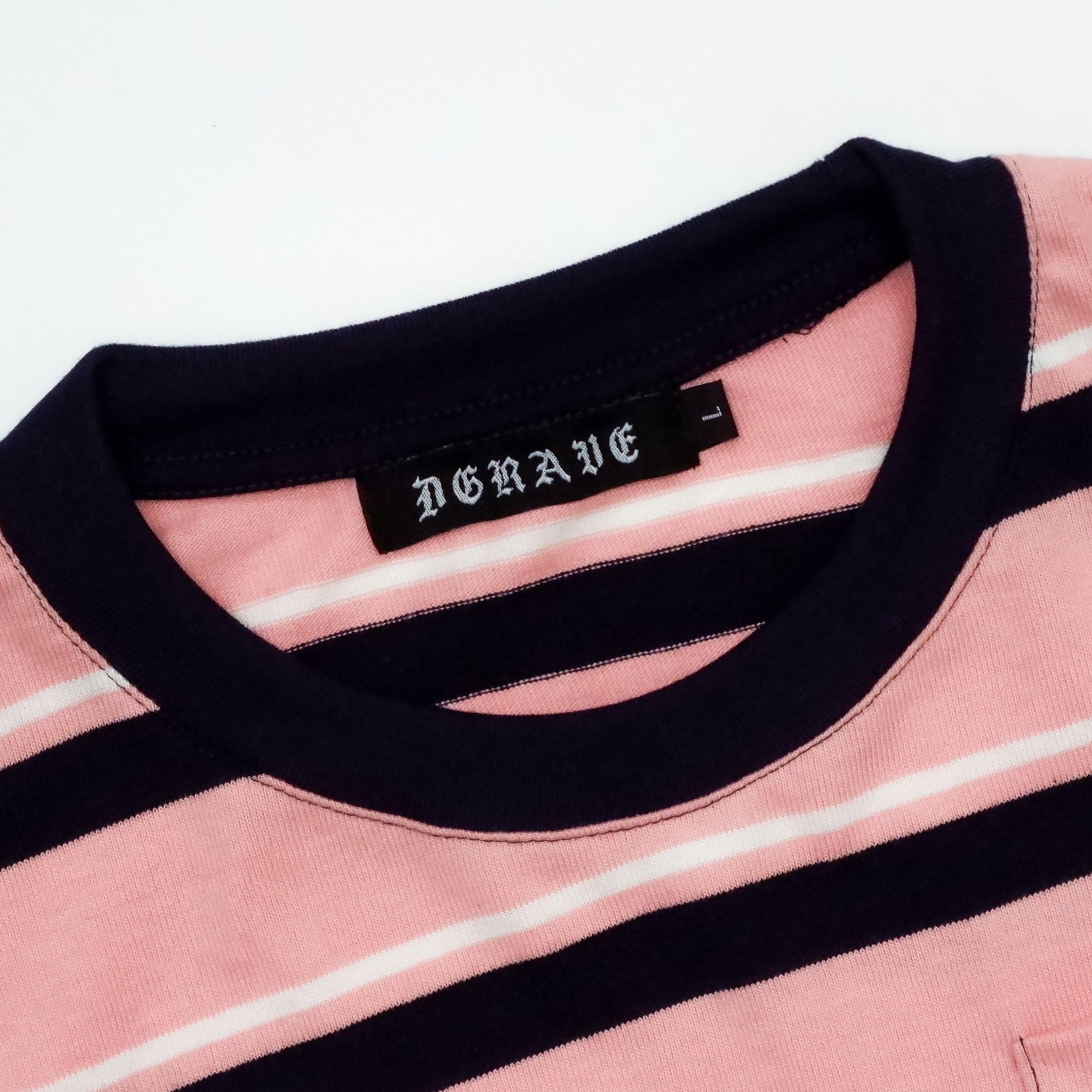 CASKET LABEL OLD ROSE POCKET STRIPES SERIES