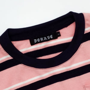 CASKET LABEL OLD ROSE POCKET STRIPES SERIES