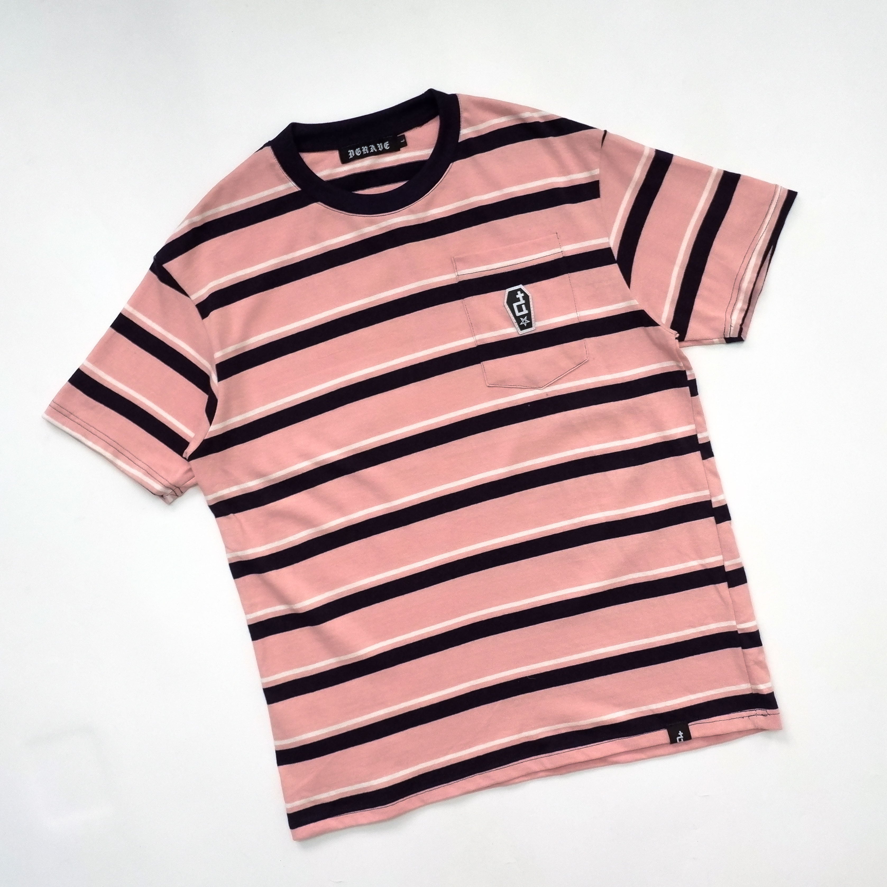 CASKET LABEL OLD ROSE POCKET STRIPES SERIES