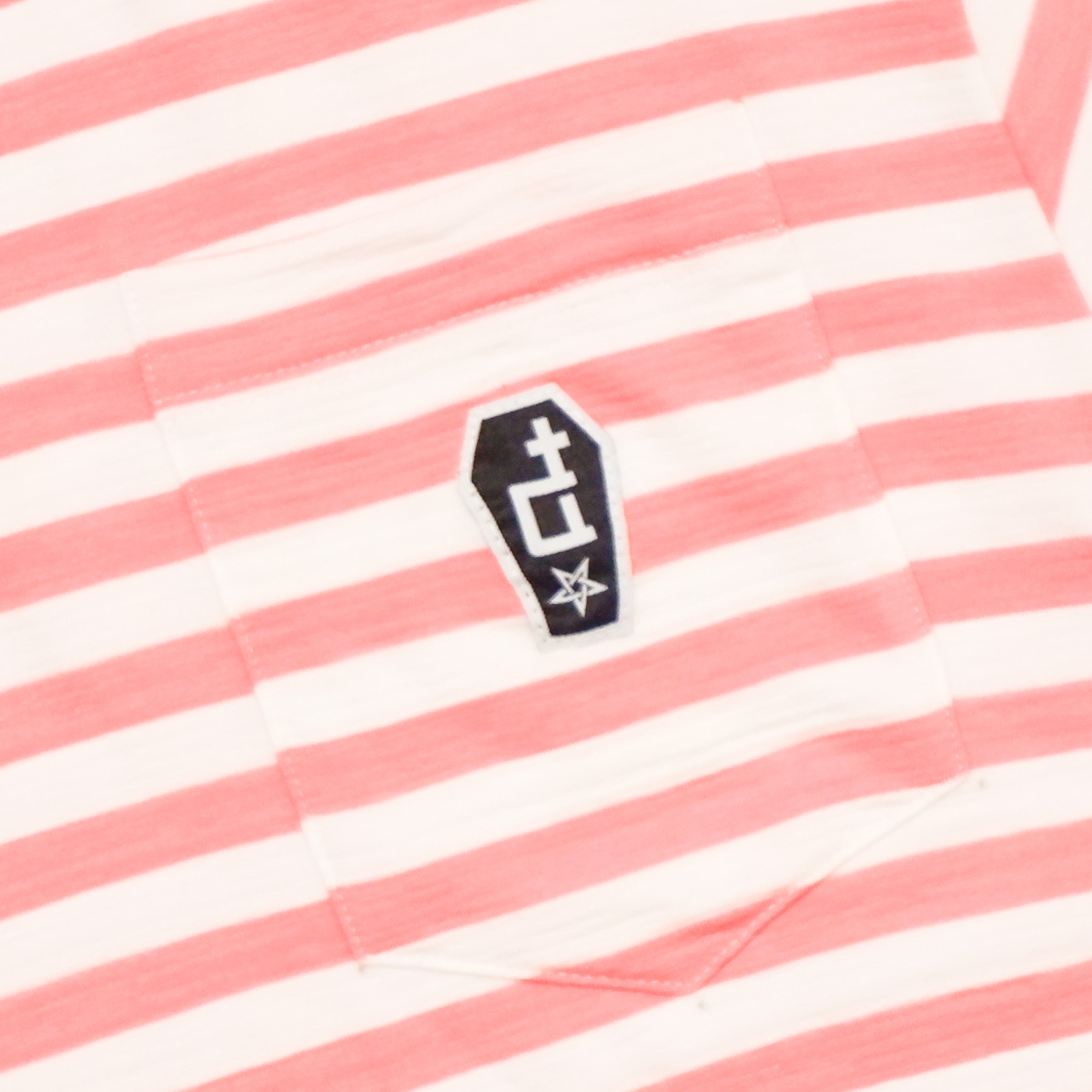 CASKET LABEL PEACH POCKET STRIPES SERIES