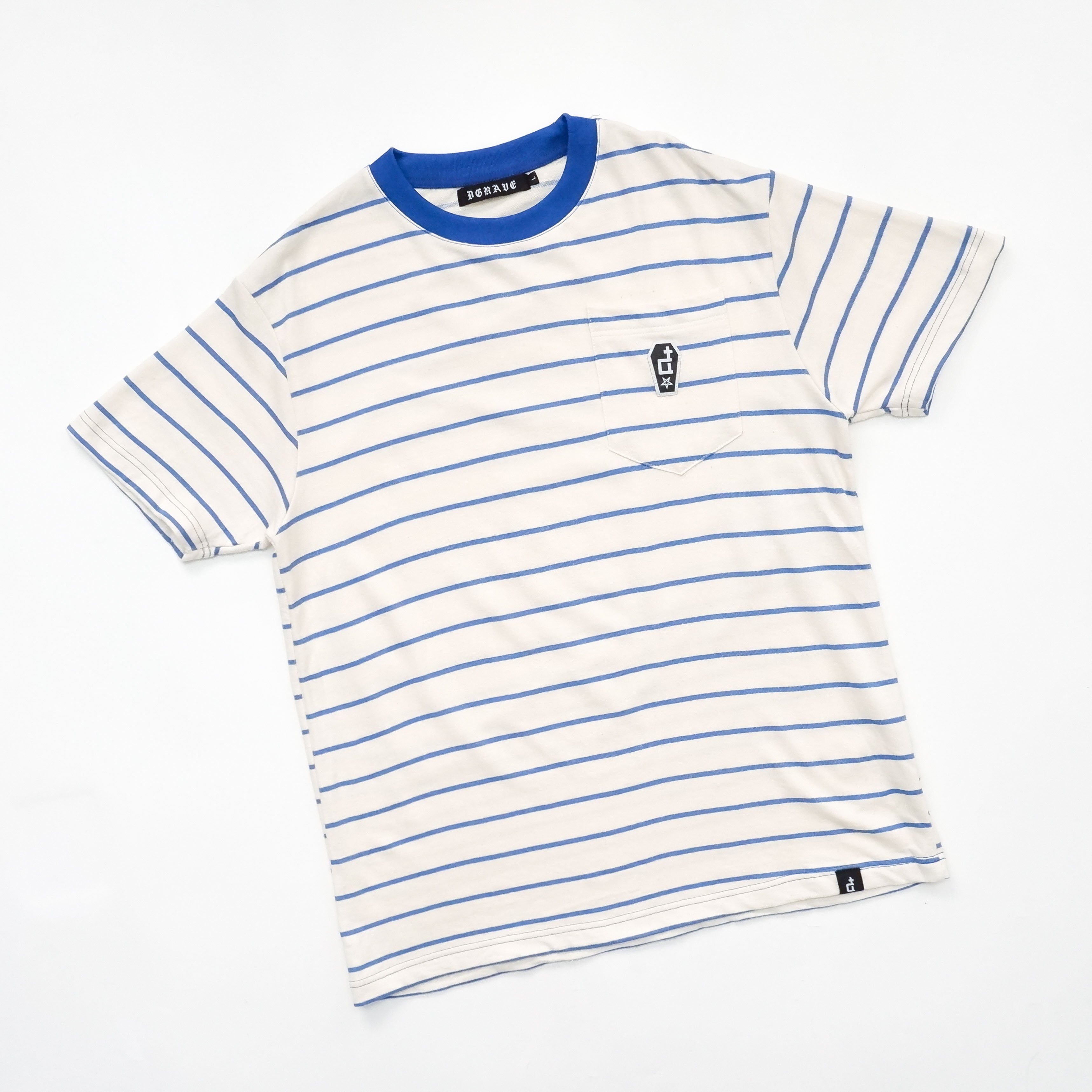 CASKET LABEL ROYAL BLUE POCKET STRIPES SERIES