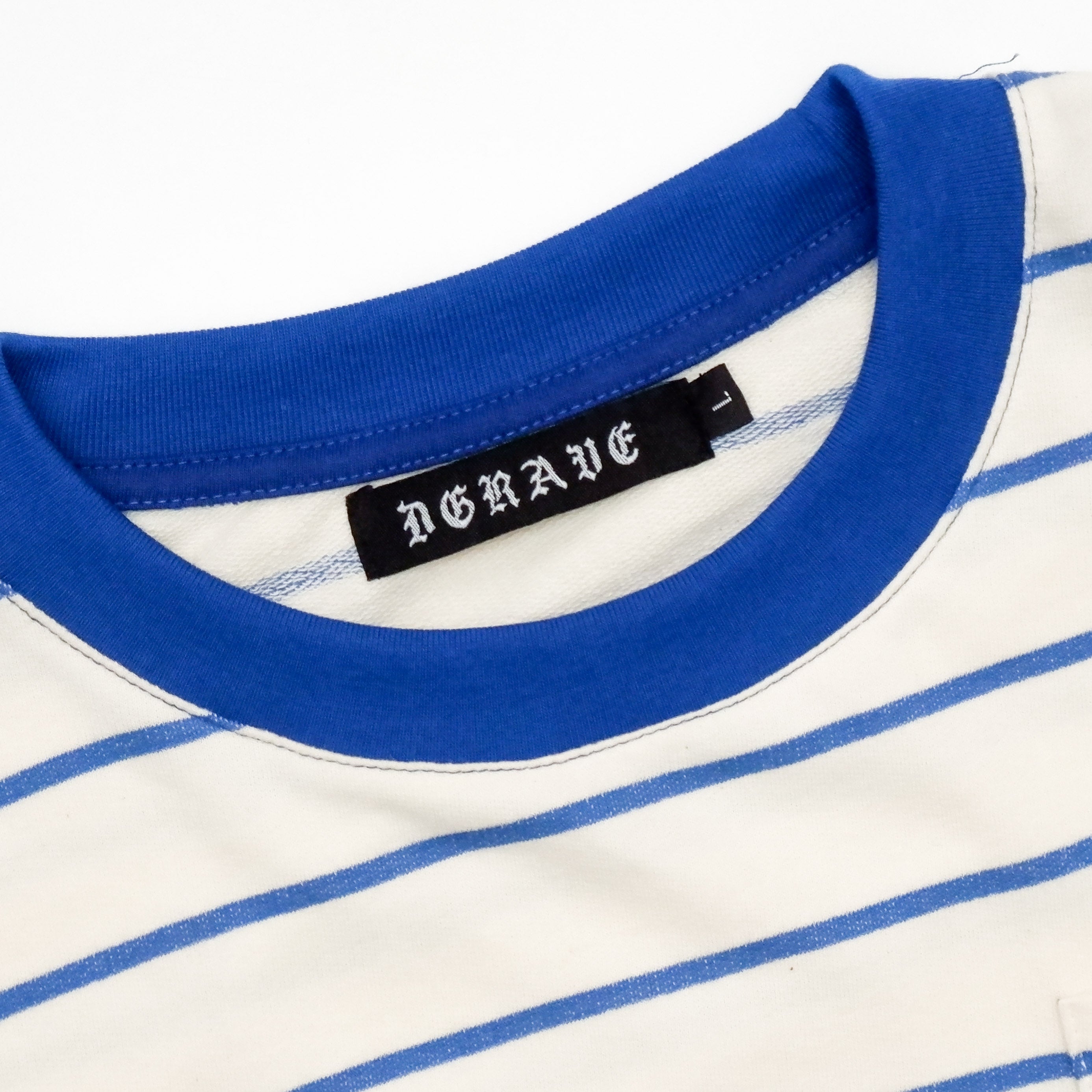 CASKET LABEL ROYAL BLUE POCKET STRIPES SERIES