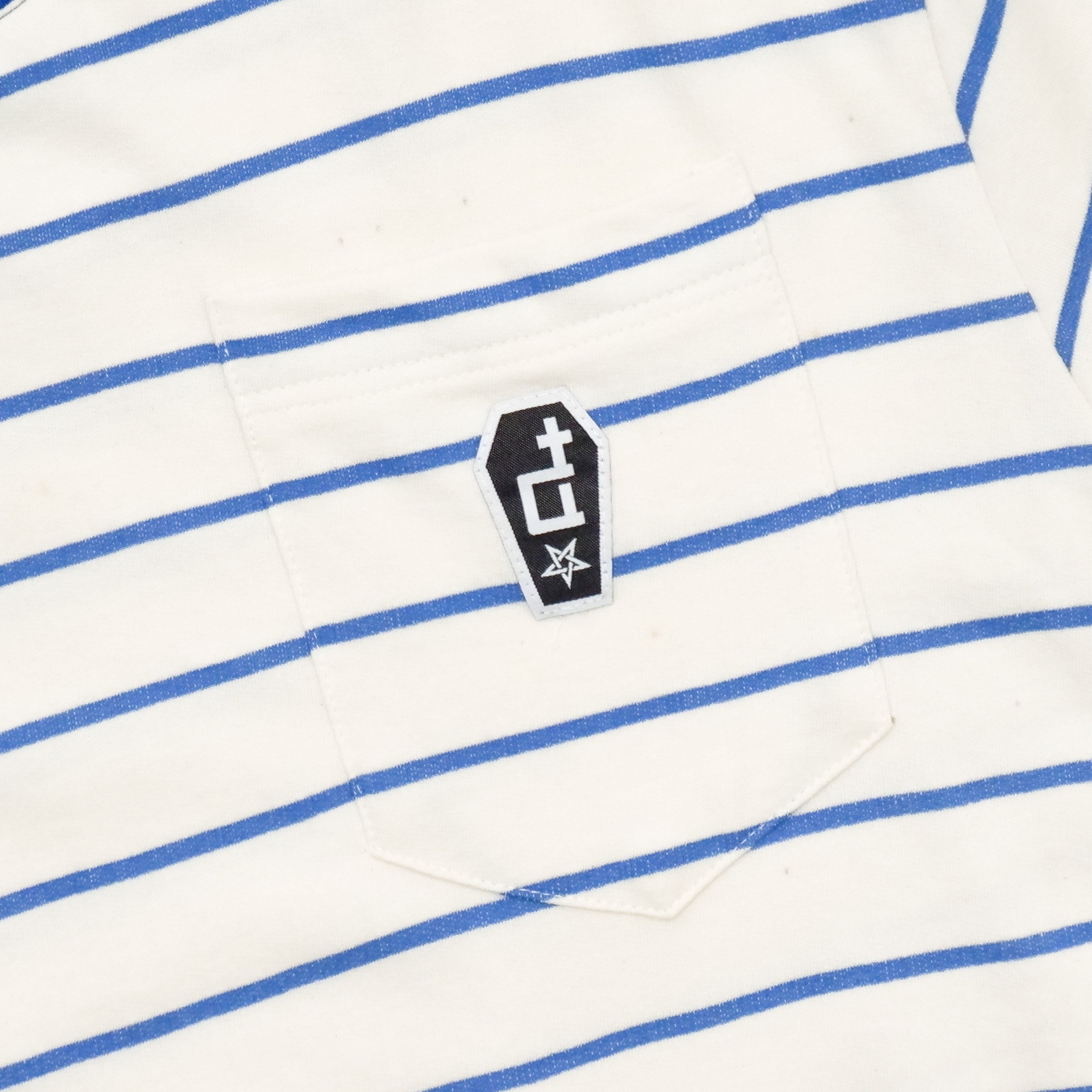 CASKET LABEL ROYAL BLUE POCKET STRIPES SERIES