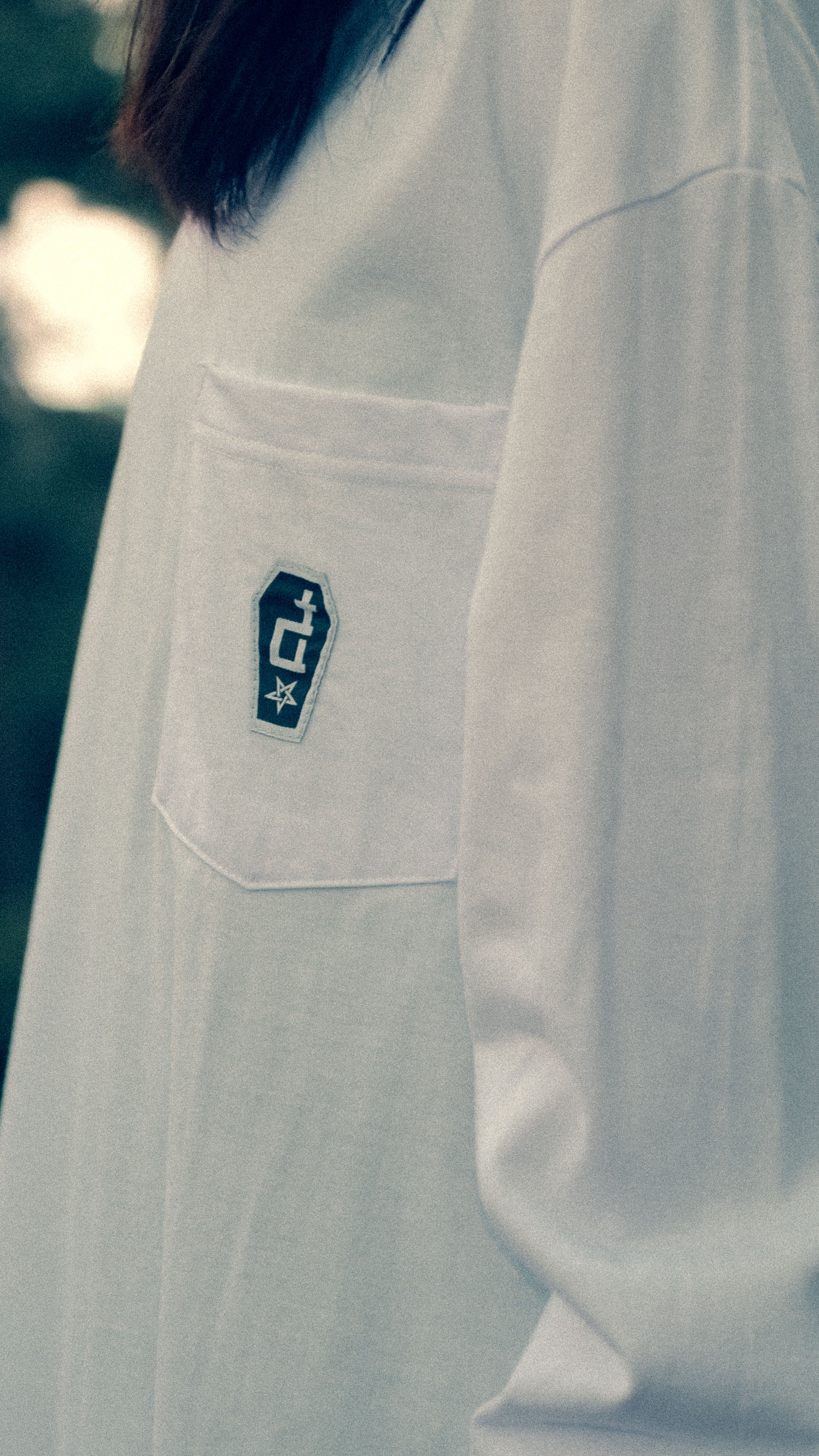 CASKET LABEL POCKET SERIES WHITE