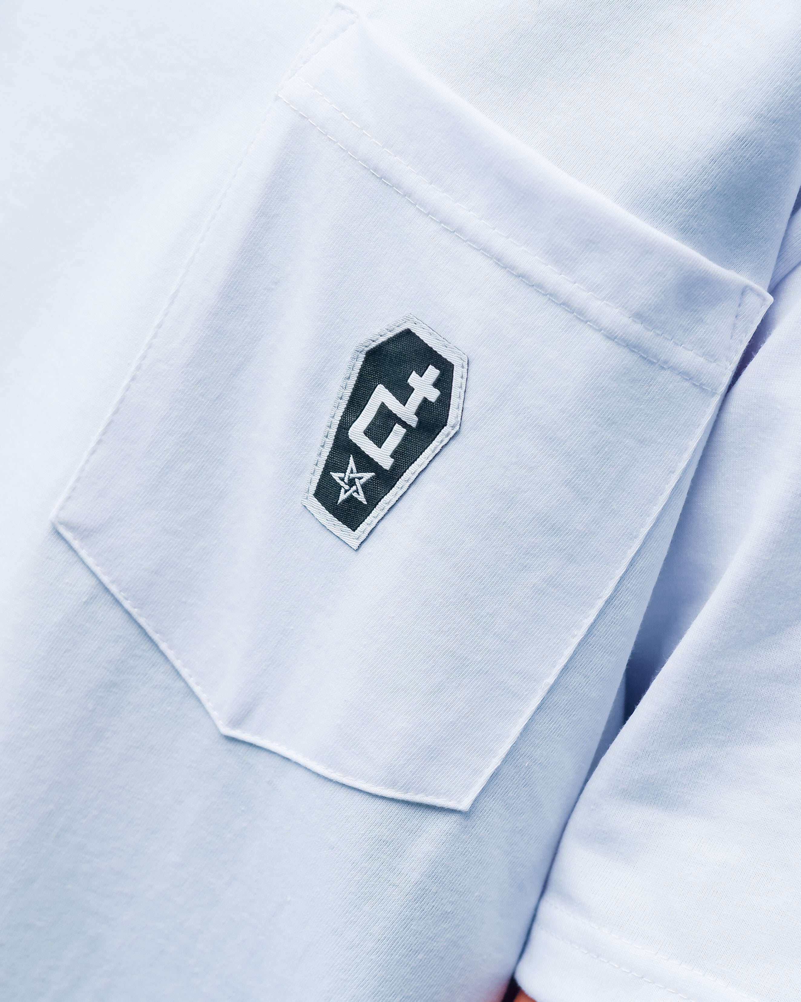 CASKET LABEL POCKET SERIES WHITE