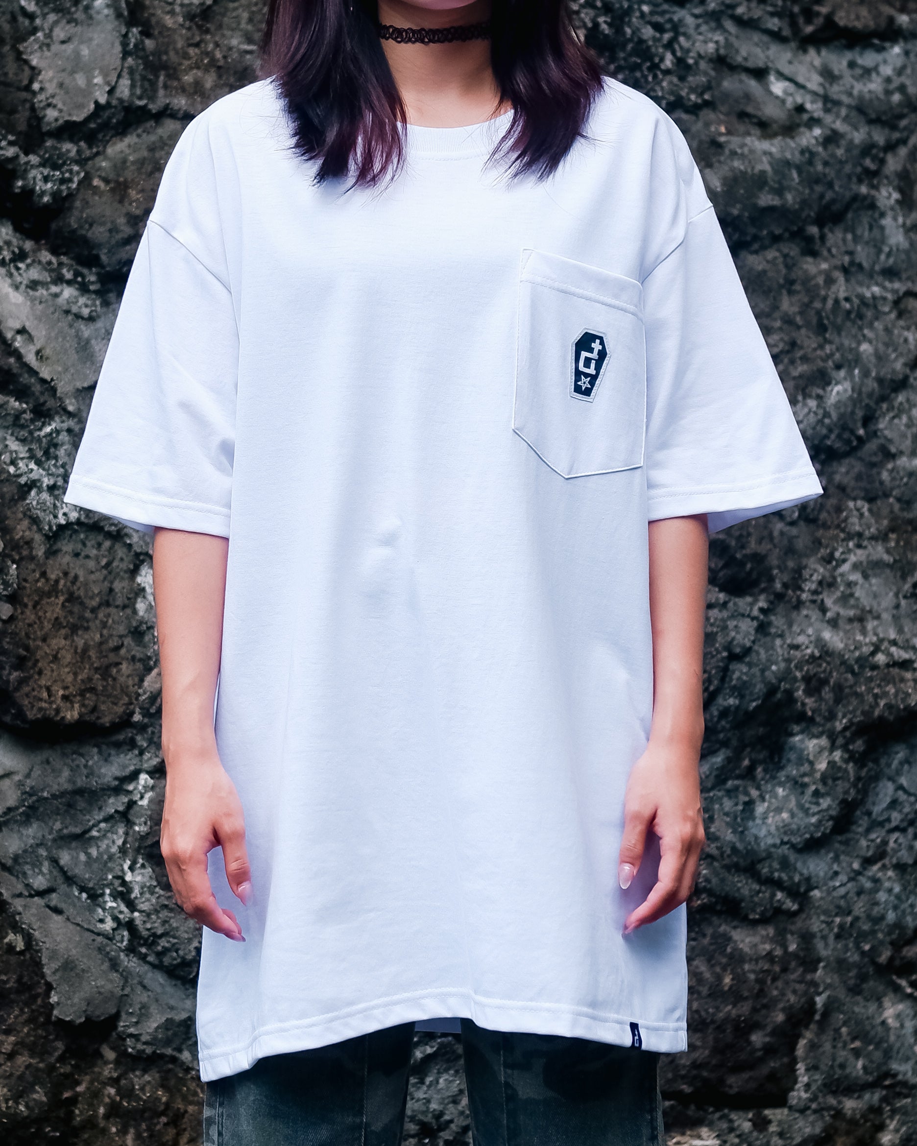 CASKET LABEL POCKET SERIES WHITE