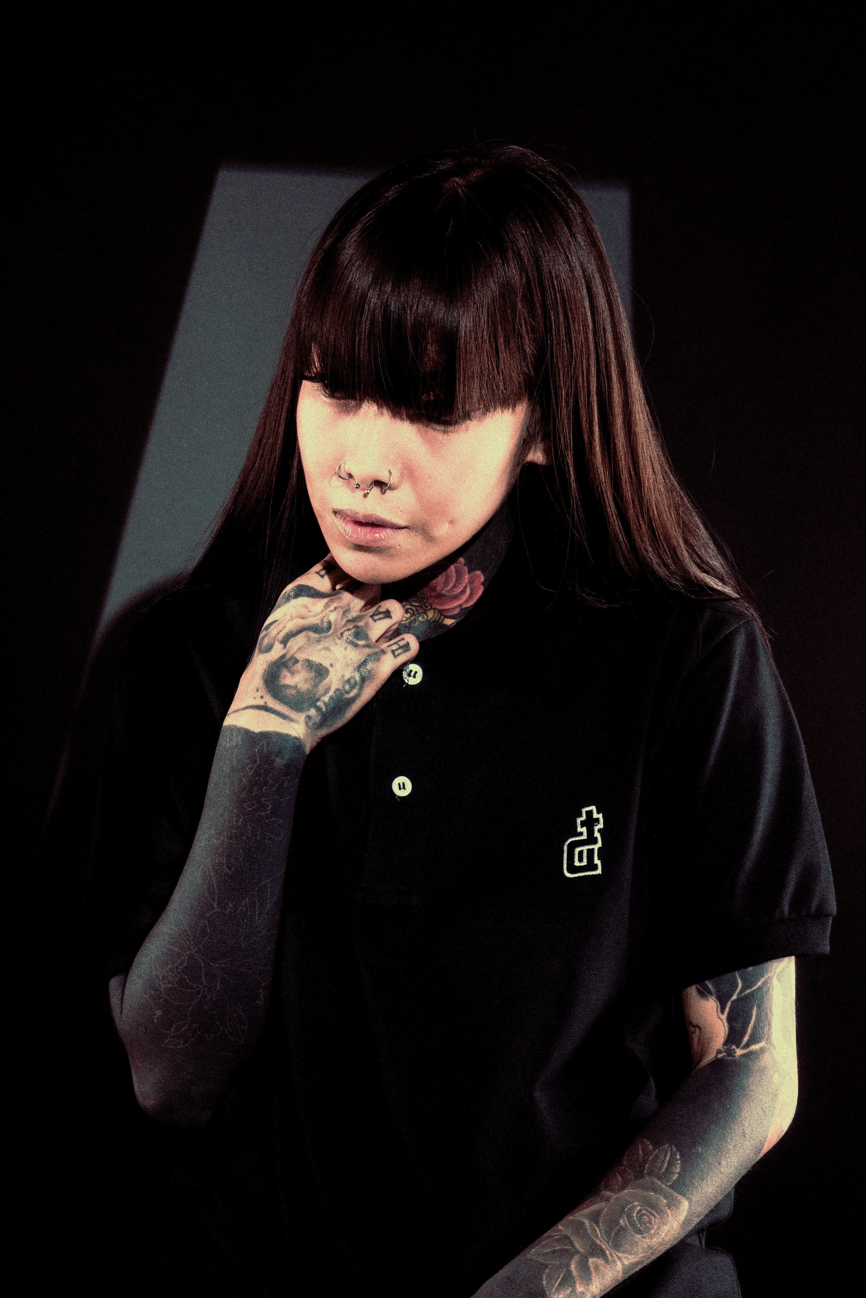 OG LOGO POLO SHIRT BLACK
