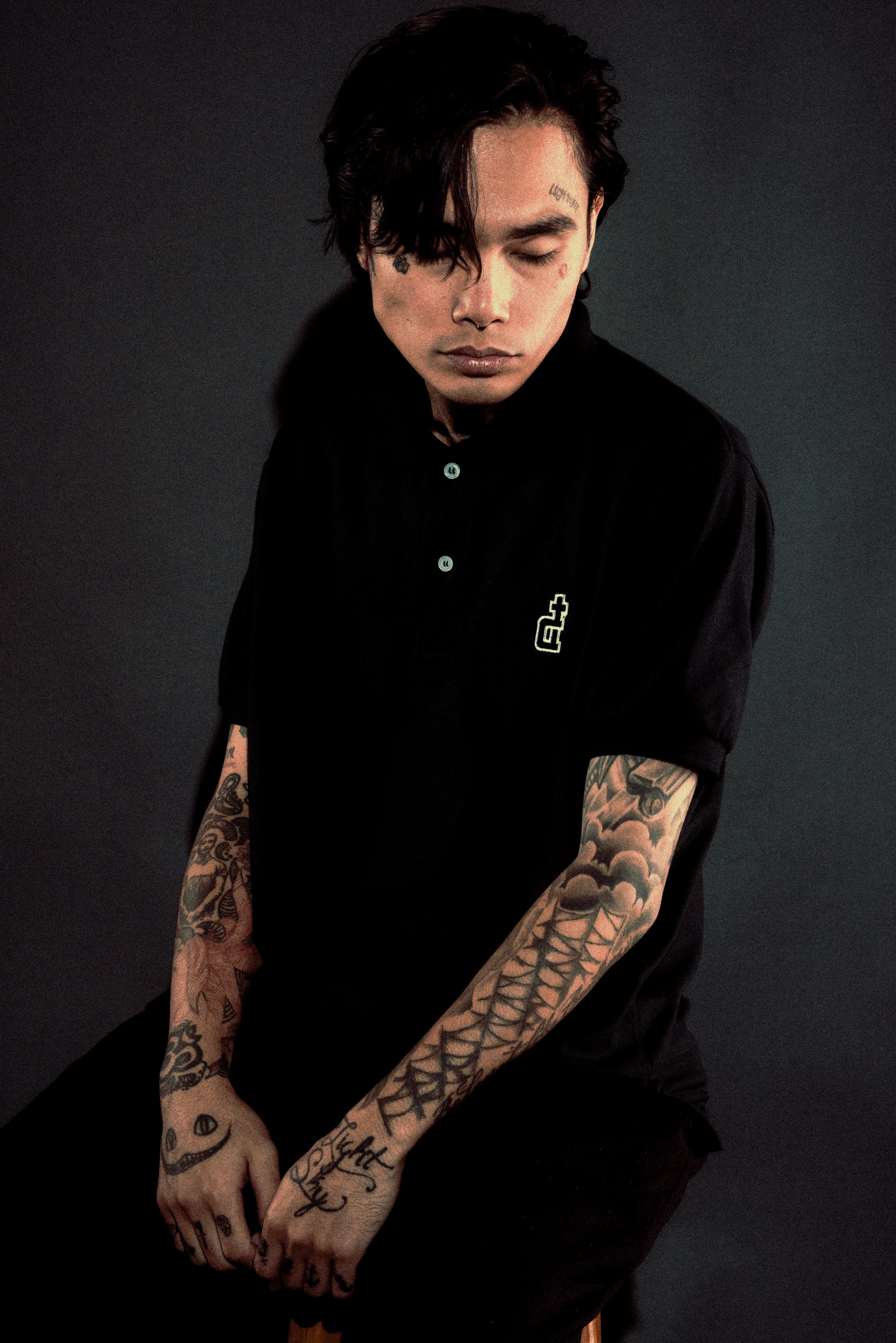 OG LOGO POLO SHIRT BLACK