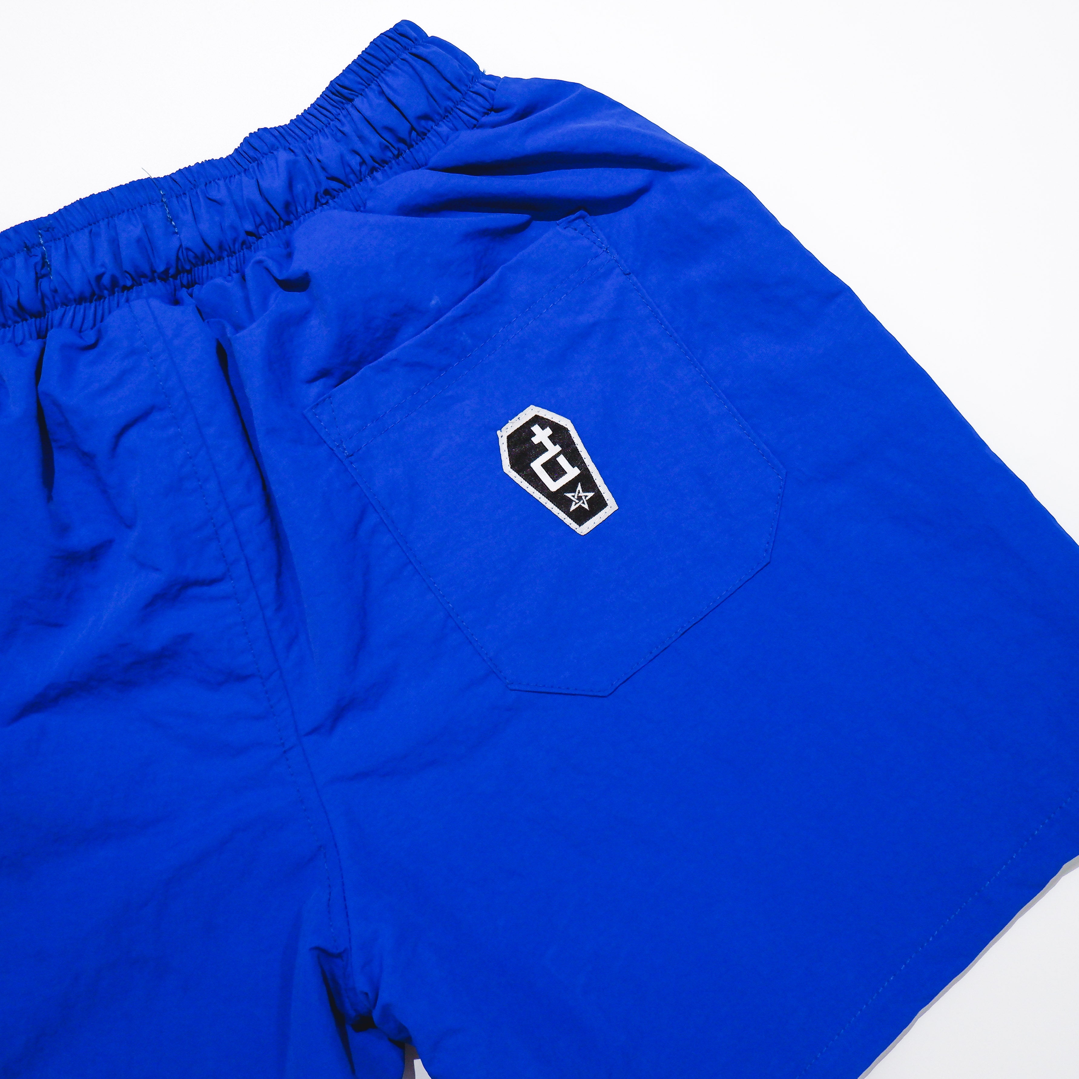 CASKET LABEL QUICK DRY OUTDOOR TRAINING SHORTS ROYAL BLUE