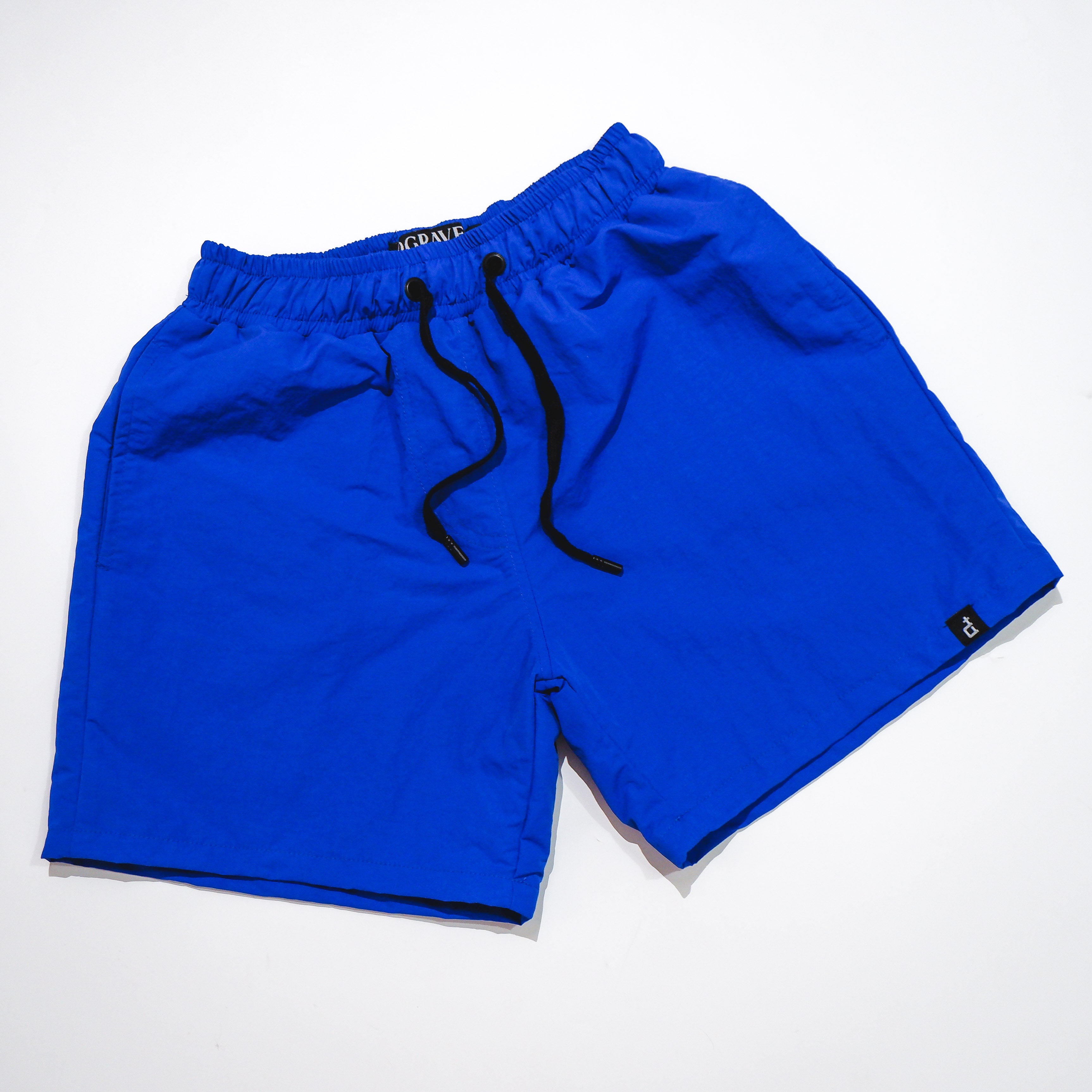 CASKET LABEL QUICK DRY OUTDOOR TRAINING SHORTS ROYAL BLUE