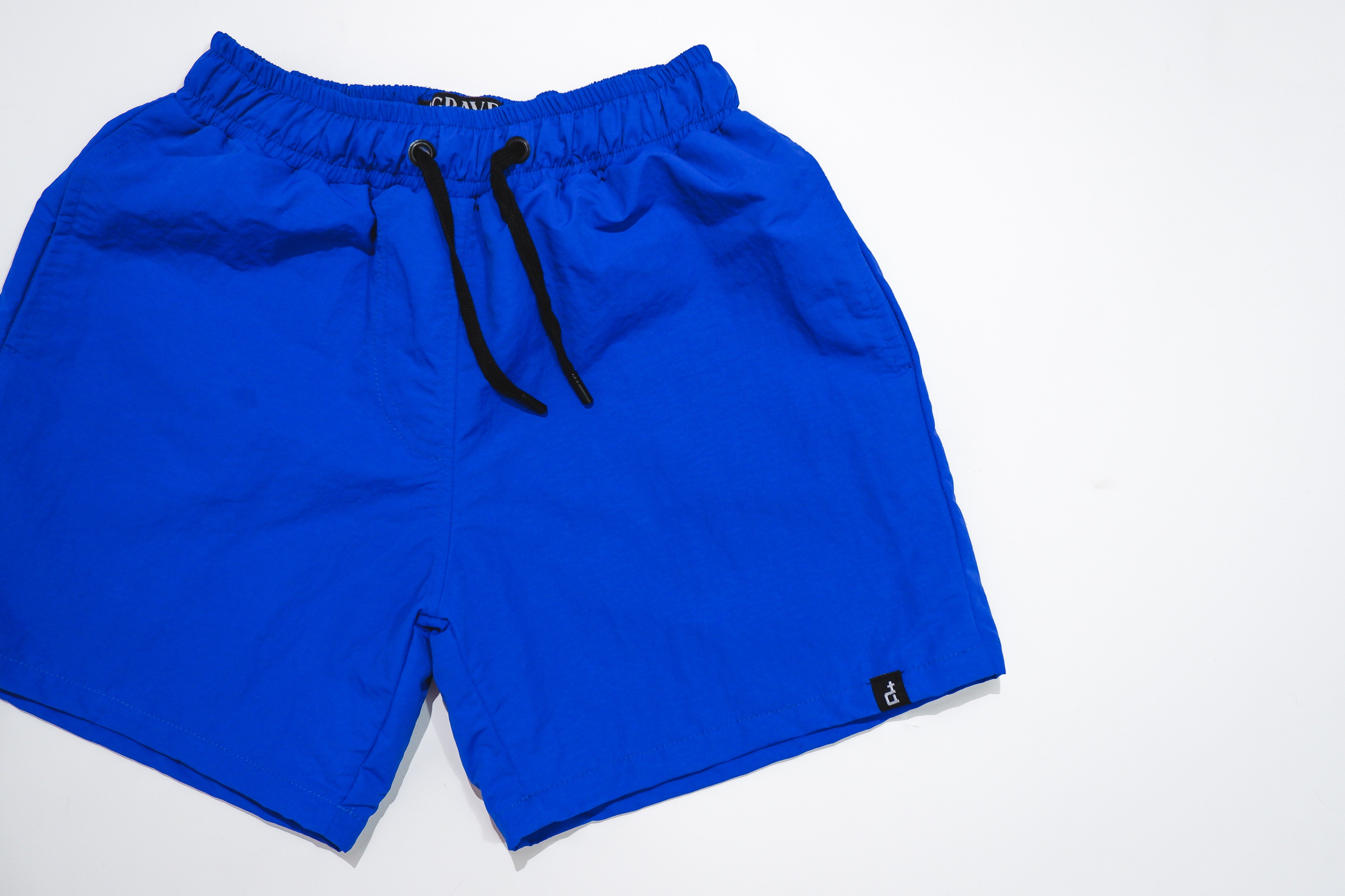 CASKET LABEL QUICK DRY OUTDOOR TRAINING SHORTS ROYAL BLUE