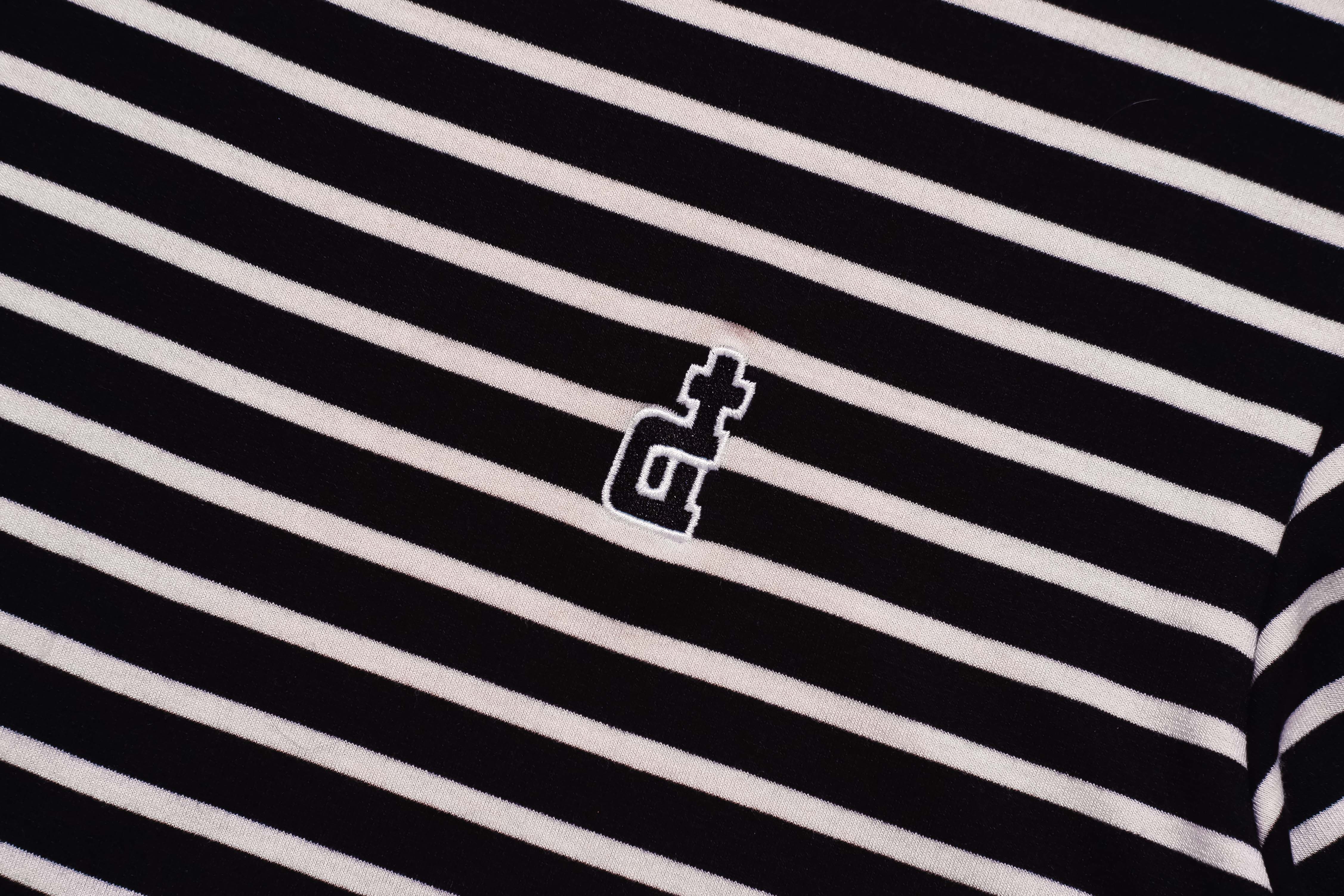OG LOGO BLACK & IVORY STRIPES 24