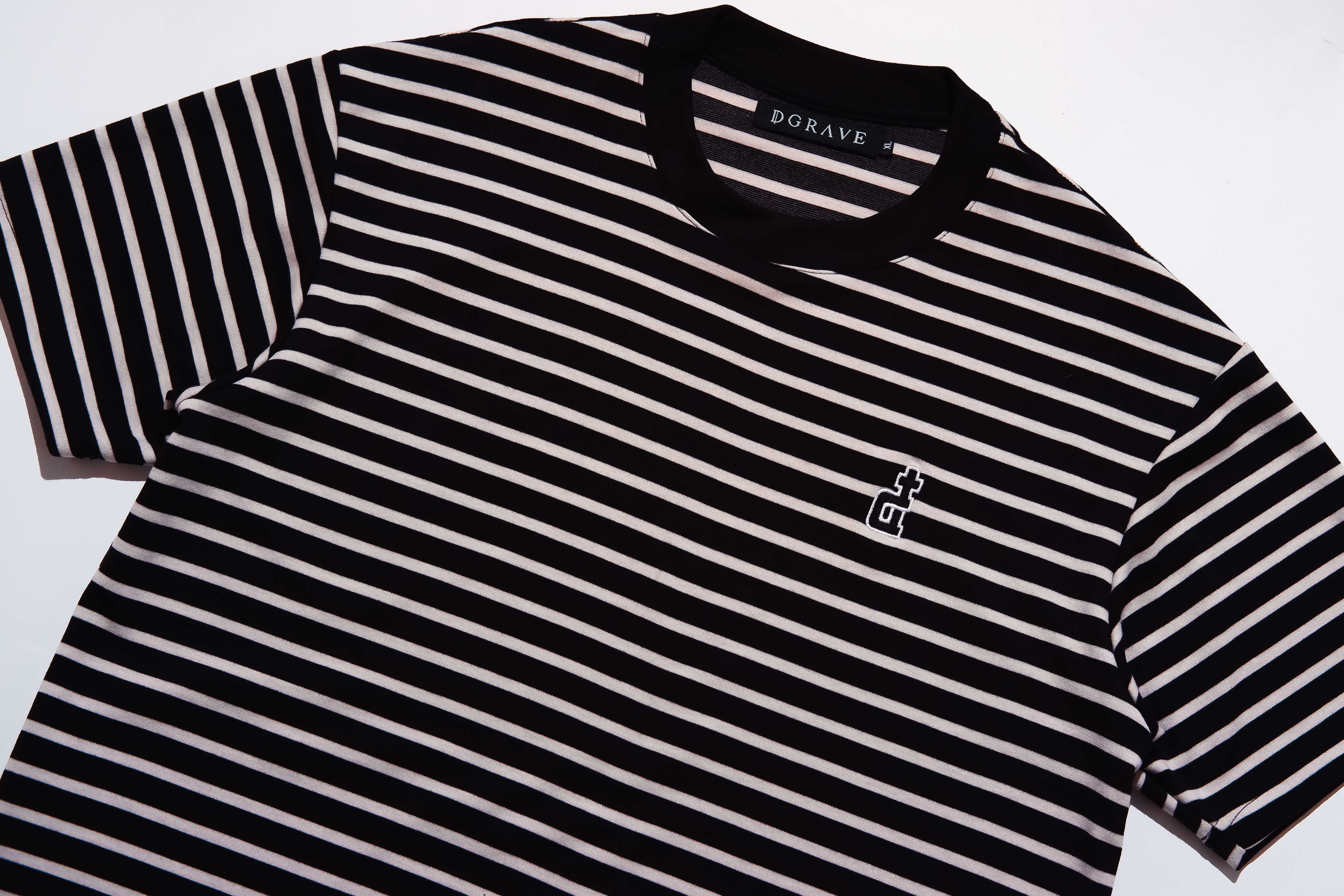 OG LOGO BLACK & IVORY STRIPES 24