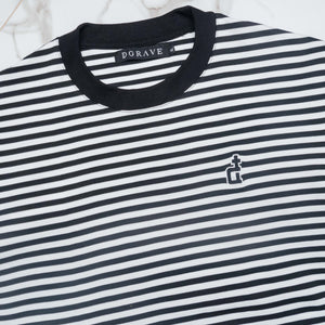 OG LOGO NARROW BLACK & WHITE STRIPES 26