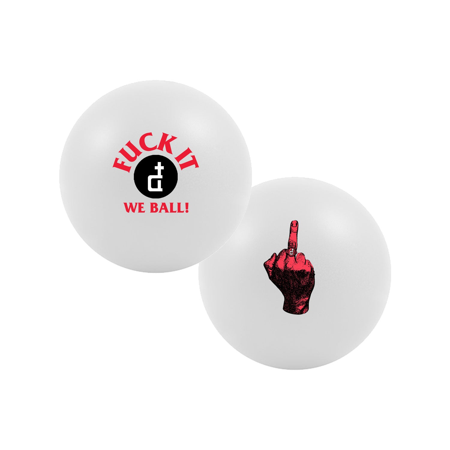 FCK IT WHITE STRESS BALL